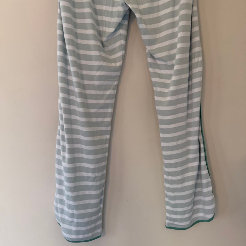 Lake Striped Pajama Set Long Sleeve Top and Pants 100% Pima Cotton Size Medium - Picture 7 of 13